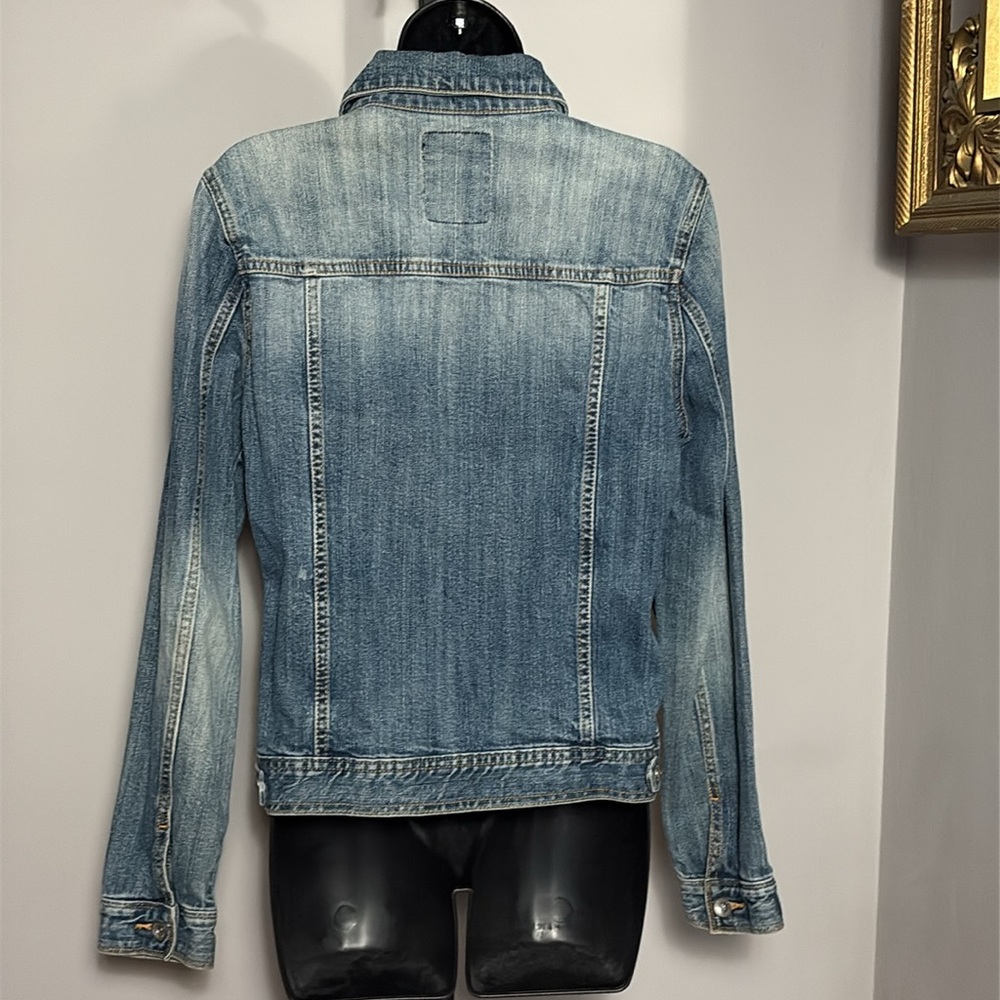 Thre3 Jean Jacket Size Medium - Picture 2 of 3